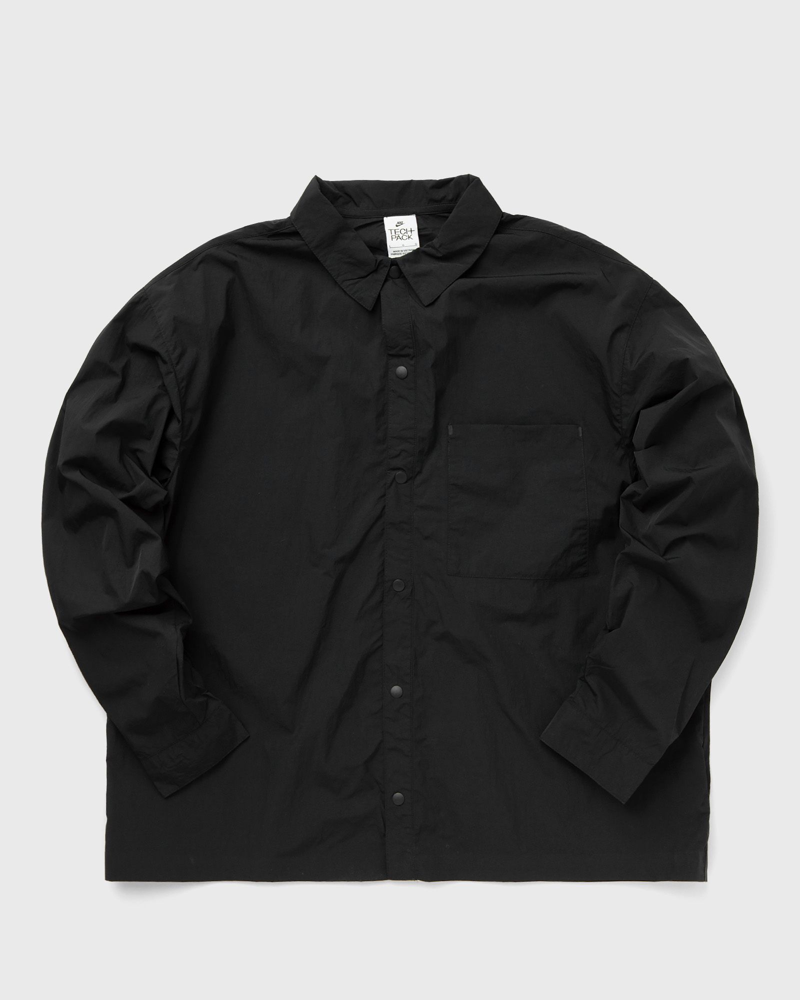 Nike Tech Pack Woven Long-Sleeve Shirt men Longsleeves black in Größe:L von Nike