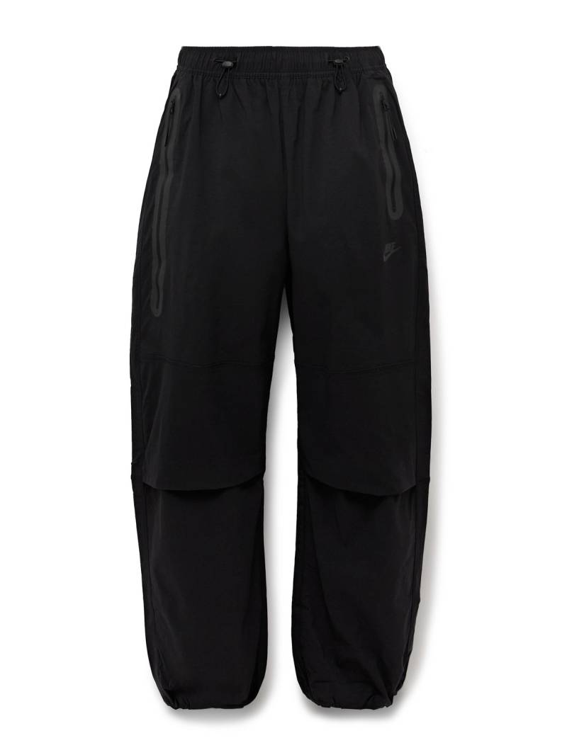 Nike - Tech Straight-Leg Nylon-Blend Drawstring Trousers - Men - Black - M von Nike