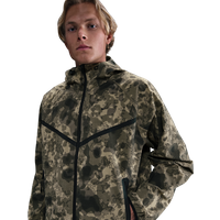 Nike Tech Woven Herren Kapuzenpullover - Grün - Größe S von Nike