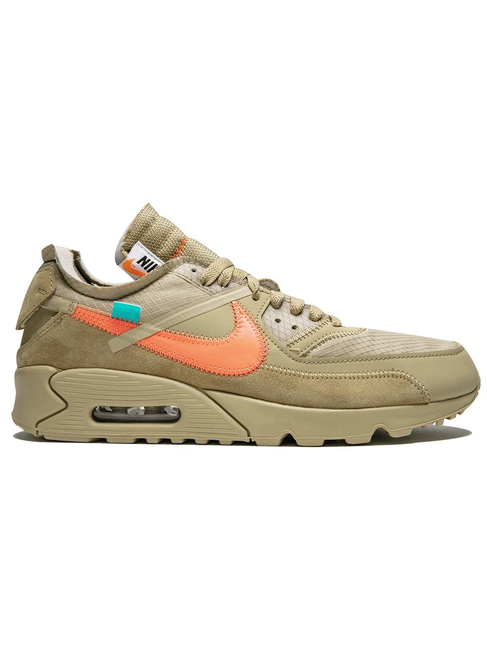 Nike X Off-White 'The 10: Nike Air Max 90' Sneakers - Nude von Nike X Off-White