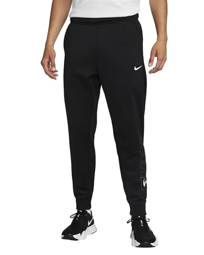 Nike Therma-FIT Sweatpants Jogginghosen (DE/NL/SE/PL, Alphanumerisch, S, Regular, Regular, Black/White) von Nike