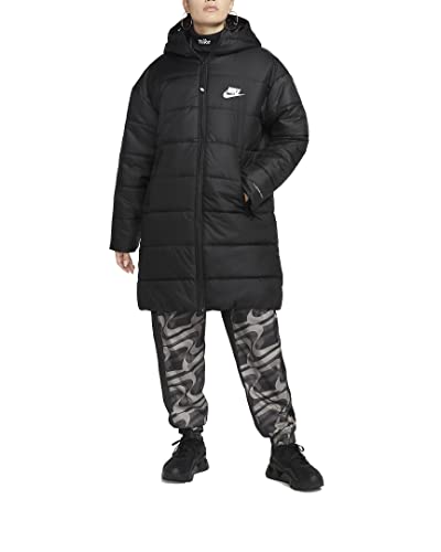 Nike Therma-Fit Repel Women Parka Mantel (M, black/white) von Nike