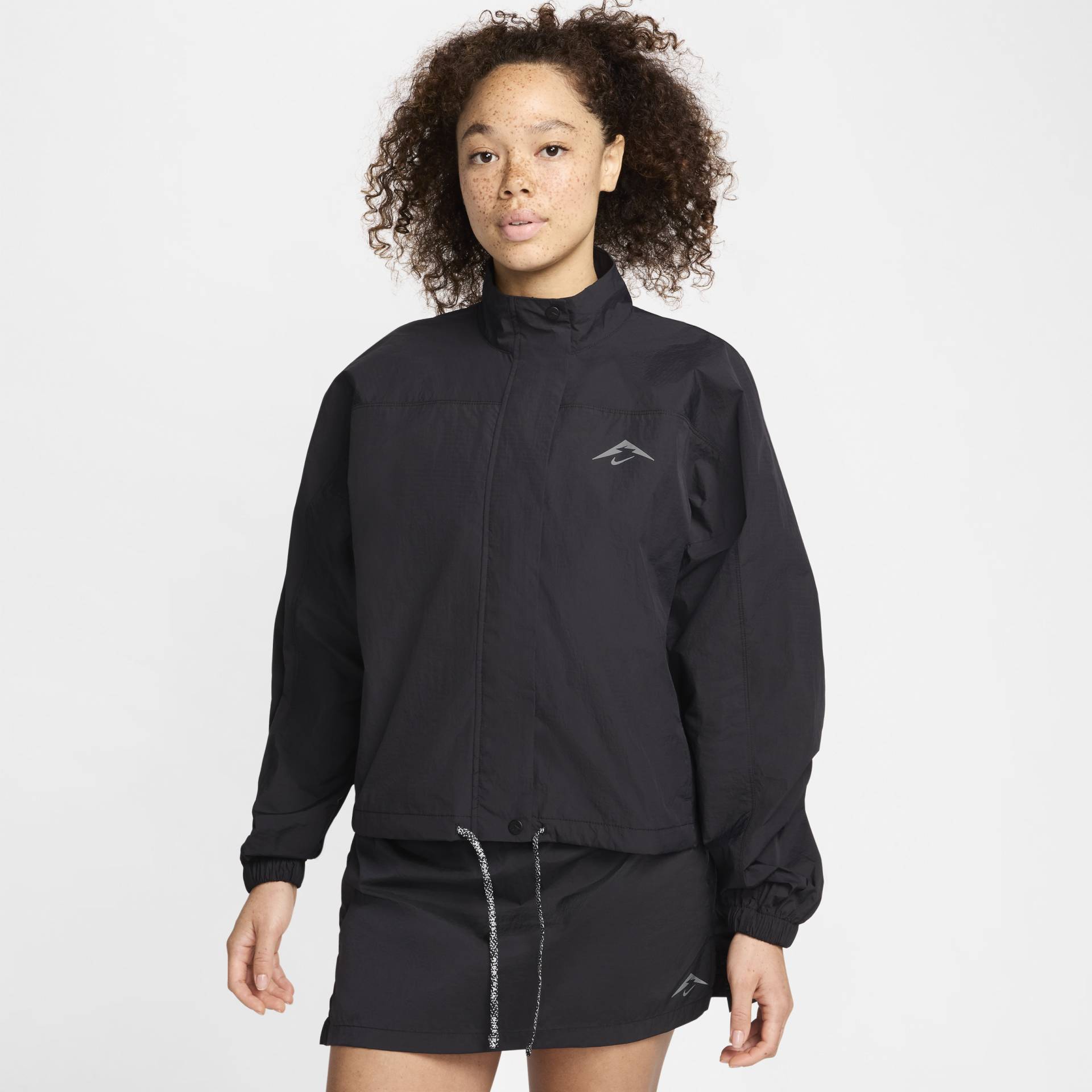 Nike Trail Repel-Laufjacke mit UV-Schutz für Damen - Schwarz von Nike