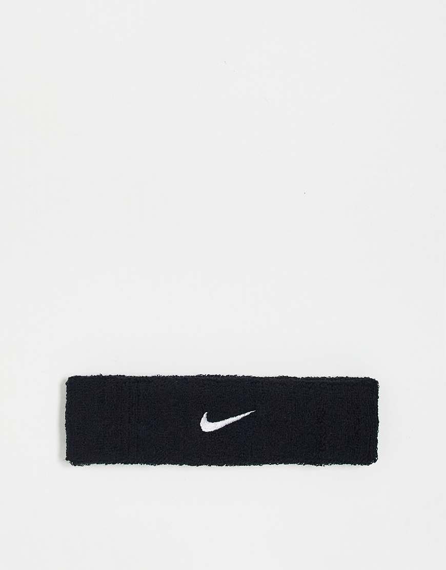 Nike Training - Unisex-Haarband in Schwarz mit Swoosh-Logo von Nike