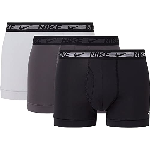 Nike Trunk Boxershorts Herren (3-Pack), schwarz - grau - weiß, M von Nike