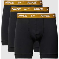 Nike Trunks mit elastischem Bund und Label-Detail im 3er-Pack in Black, Größe M von Nike