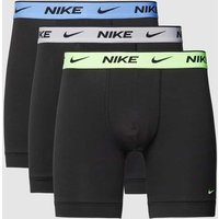 Nike Trunks mit elastischem Bund und Label-Detail im 3er-Pack in Black, Größe M von Nike