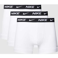 Nike Trunks mit elastischem Logo-Bund in Weiss, Größe L von Nike