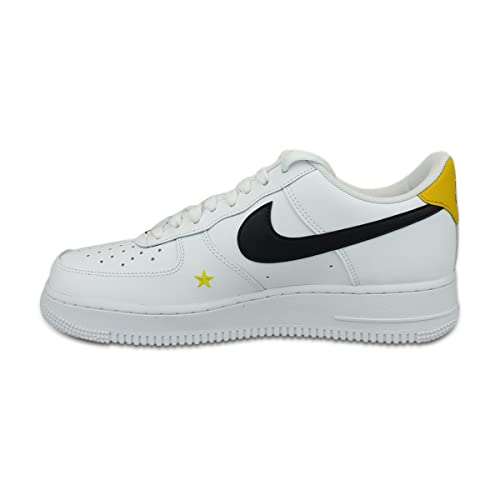 Nike Unisex Air Force 1 07 LV8 2 Leder White Black Dark Sulfur Trainer 42 EU von Nike