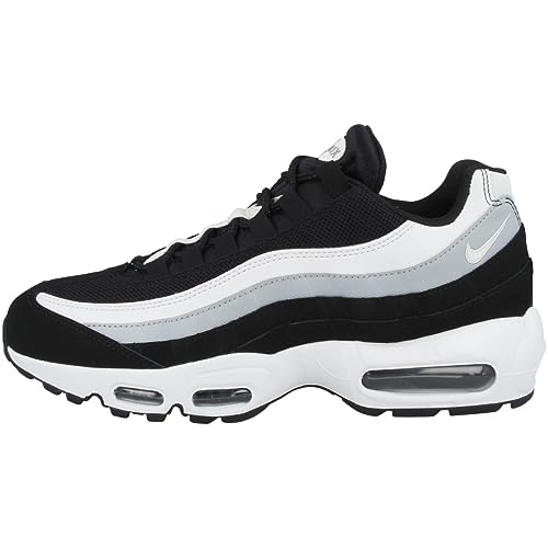 Nike Unisex Air Max 95 Essential Laufschuhe, Mehrfarbig (Black/White/Wolf Grey 038), 45 EU von Nike