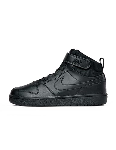 Nike Unisex Baby Court Borough Mid 2 (TDV) Sneaker, Schwarz, 25 EU von Nike