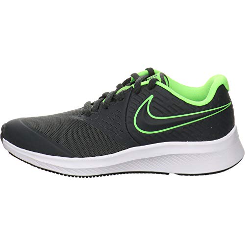 Nike Unisex Baby Star Runner 2 (TDV) Sneaker, Grau (Anthracite/Electric Green-White 004), 21 EU von Nike