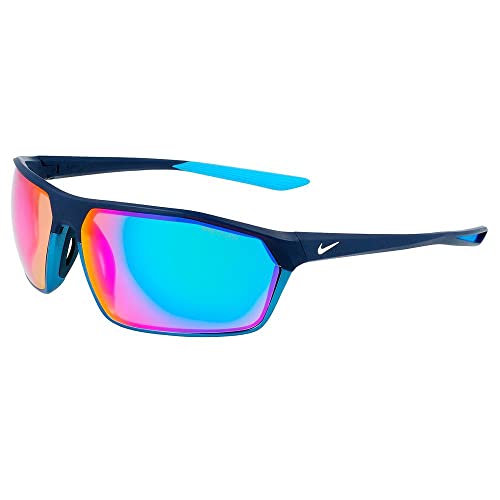 Nike Unisex Clash M DD1225 Sunglasses, 410 Midnight Navy Turq mi, 70 von Nike