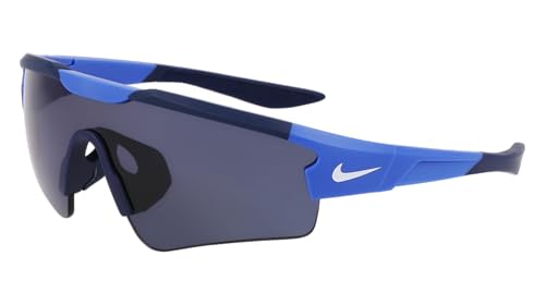 Nike Unisex Cloak EV24005 Sunglasses, 480 Matte Game Royal/Navy, 57 von Nike