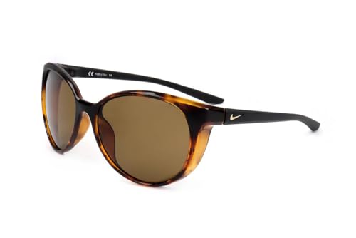 Nike Unisex Essence CT8234 41810 Sunglasses, 220 Tortoise Gold Brown, 56 von Nike