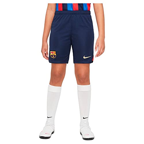 Nike Unisex FCB Y Nk Df Stad Short Hm Hose FC Barcelona, Obsidian/University Red/Sesame, XL von Nike