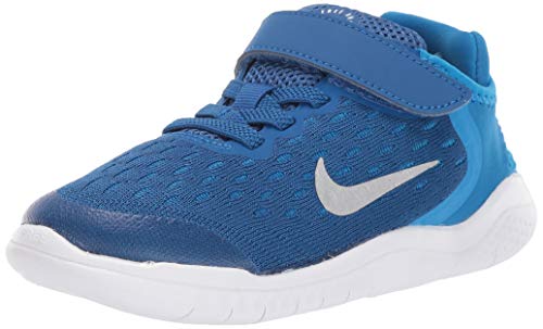 Nike Unisex-Kinder Free Run 2018 Natural Running Laufschuhe, Blau (Team Royal/White-PHT 401), 17 EU von Nike