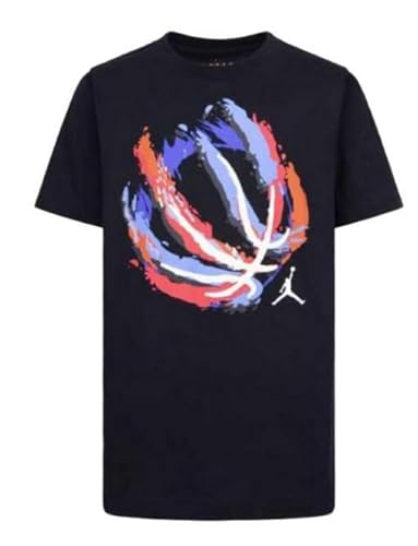 Nike Unisex Kinder JDB BBALL FIRE SS TEES UND T-SHIRTS, Schwarz, XL von Nike