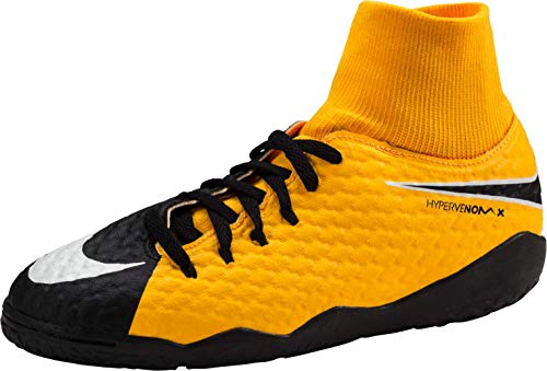 Nike Unisex-Kinder Jr. Hypervenom X Phelon 3 Dynamic Fit IC Fußballschuhe, Orange (Laser Orange/Black-White-Volt) von Nike
