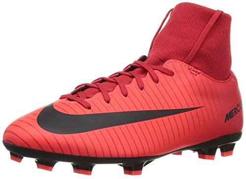 Nike Unisex Kinder Jr. Mercurial Victory VI Dynamic Fit FG Fußballschuhe, Mehrfarbig University Red Black Bright Cr von Nike
