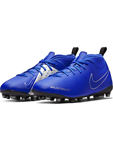 Nike Unisex-Kinder Jr. Phantom Vision Club Dynamic Fit MG Fußballschuhe, Blau (Racer Blue/Racer Blue-Black 400) von Nike