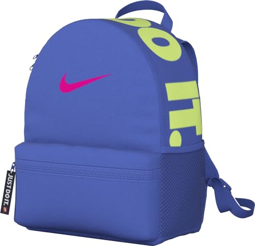 Nike Unisex Kinder Rucksack Y Nk Brsla Jdi Mini Bkpk, Lt Ultramarine/Rush Fuchsia, DR6091-581, MISC von Nike