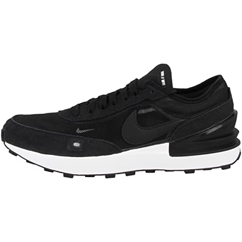 Nike Waffle ONE (GS) Sneaker, Schwarz, Weiß, Orange, 38.5 EU von Nike