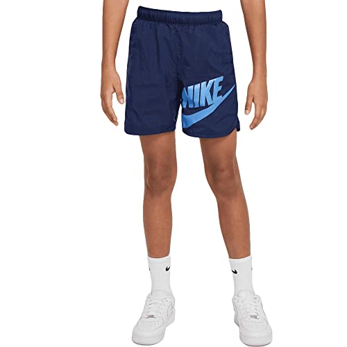 Nike Unisex Kinder Woven Shorts, Midnight Navy/University Blue, L von Nike