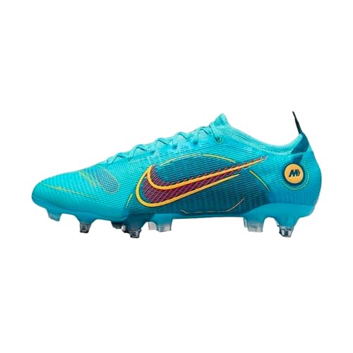 Nike Unisex Mercurial Vapor 14 Elite Sg-Pro Anti-Clog Traction Soccer Shoes, Chlorine Blue/Laser Orange-Marina, 40.5 EU von Nike