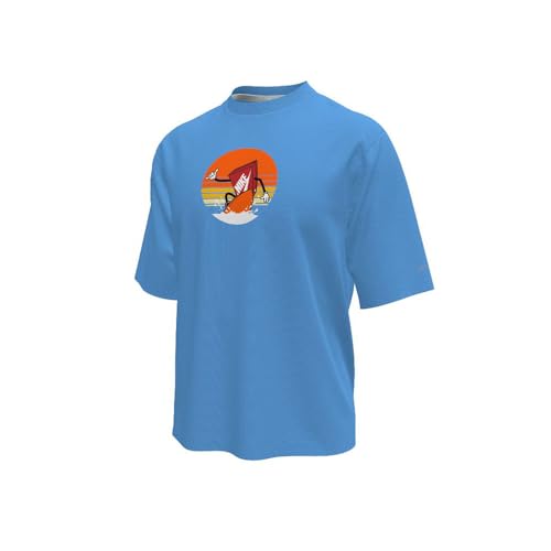 Nike Unisex NESSF829-438_L T-Shirt, University Blue Nike Unisex NESSF829-438_L T-Shirt, University Blue von Nike
