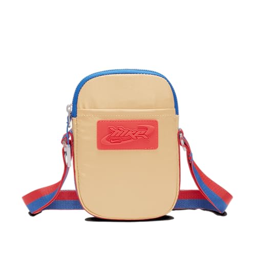 Nike Unisex Nk Heritage S Fstv Crossbody-Tasche, Celestial Gold/Bright Crimson von Nike