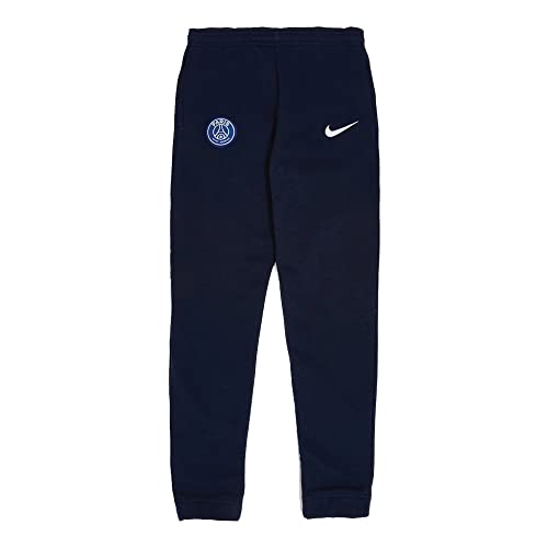 NIKE Unisex PSG Ynk Gfa FLC Pant Bb Cl Hose Paris Saint-Germain, Mitternachtsblau/Weiß, L von Nike