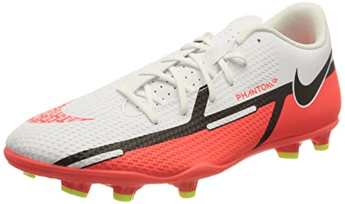 Nike Unisex Phantom Gt2 Club Fg/Mg Soccer Shoe, White Bright Crimson Volt, 45 EU Nike Unisex Phantom Gt2 Club Fg/Mg Soccer Shoe, White Bright Crimson Volt, 45 EU von Nike