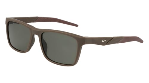 Nike Unisex Radeon 1 Fv2402 Sunglasses, 004 Matte Ironstone/Green, One Size von Nike