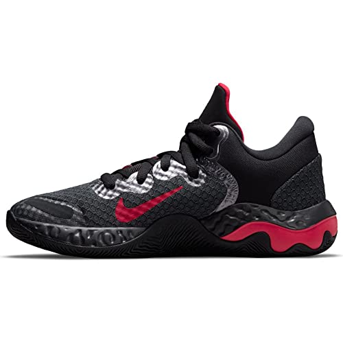 Nike Unisex Renew Elevate 2 Basketball Shoe, Anthracite/Black-Gym Red-Metallic Dark Grey, 44.5 EU von Nike