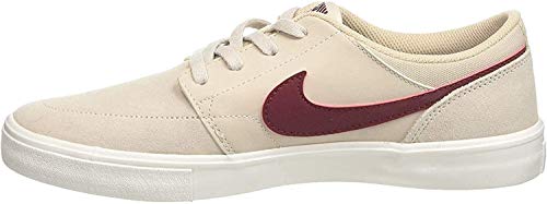 Nike Unisex Sb Portmore Ii Solar Skateboardschuhe, Braun (Desert Sand/Team Red/Summit White/Black 014), 48.5 EU von Nike