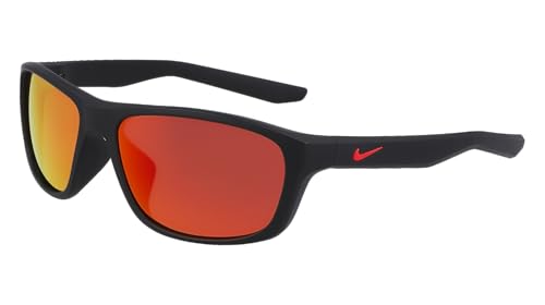 Nike Unisex Sun Sunglasses, 010 Matte Black red mirro, 57 von Nike