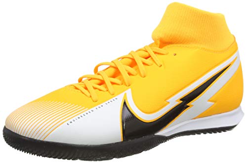 Nike Unisex Superfly 7 Academy IC Football Shoe, Laser Orange/Black-White-Laser Orange, 40 EU von Nike