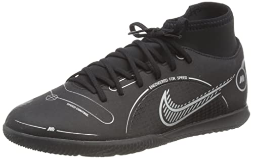 Nike Unisex Superfly 8 Club Ic Sneaker, Black Metallic Silber Medium Ash, 42.5 EU von Nike