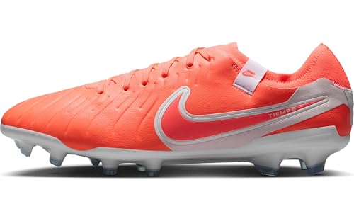 Nike Unisex Tiempo Legend 10 Pro Firm-Ground Fußballschuh, Hot Lava/White, 44.5 EU Nike Unisex Tiempo Legend 10 Pro Firm-Ground Fußballschuh, Hot Lava/White, 44.5 EU von Nike