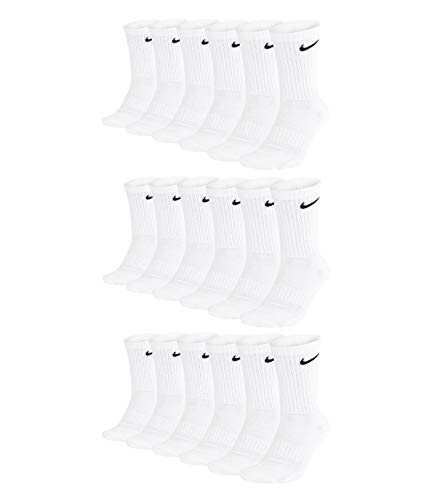 Nike Unisex Trainingssocken Everyday Cushioned Crew Socks SX7664 15 Paar, Artikel:-100 white, Größe:38-42 von Nike