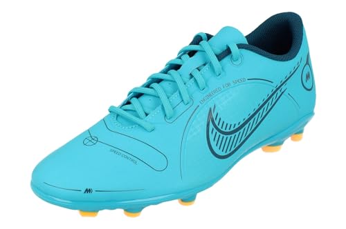 Nike Unisex Vapor 14 Club Fg/Mg Sneaker, Chlorine Blue Laser Orange Marina, 43 EU von Nike