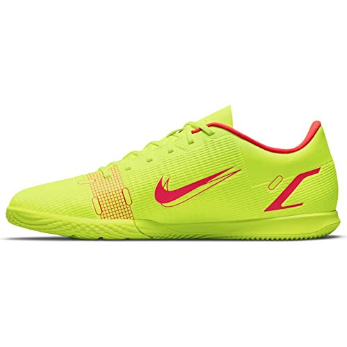 Nike Unisex Vapor 14 Club IC Soccer Shoe, Volt/Bright Crimson, 42.5 EU von Nike