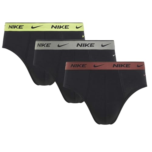 Nike Unterhose Pro 3 Paar Short Man Schwarz S Small, Schwarz Gummiband Bunt, S von Nike