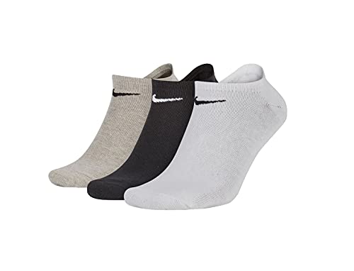 Nike Value No Show Socks Socken 3er Pack (DE/NL/SE/PL, Alphanumerisch, L, Regular, Regular, multi) von Nike