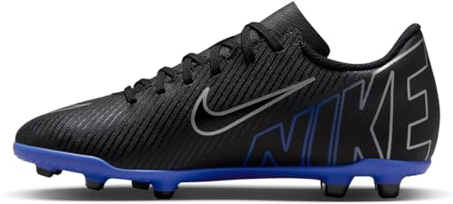 Nike Jr Vapor 15 Club Fg/Mg Fußballschuh, Black Chrome Hyper Royal, 34 EU von Nike