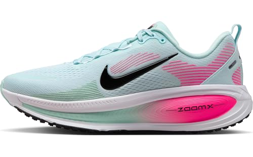 Nike Vomero 18 Straßenlaufschuh für Herren Laufschuh, Glacier Blue/Black-White-Hyper Pink, 42.5 EU von Nike