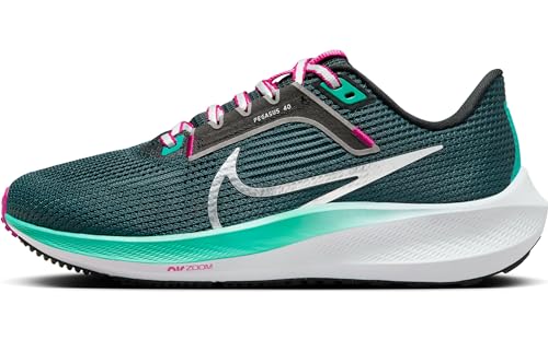 Nike Damen Air Zoom Pegasus Laufschuh, Deep Jungle/Black/White/Metallic Silver, 38.5 EU von Nike