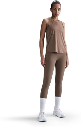 Nike W NK ONE Classic DF Tank Mink Brown/Black - M von Nike