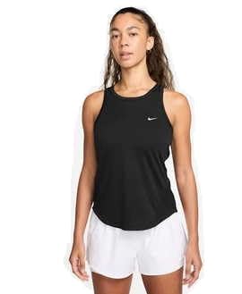 Nike W NK Tempo NVLT DF Tank Black/Reflective SILV - S von NIKE